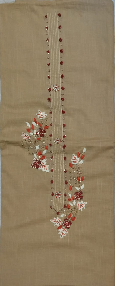 Cotton suit with Floral salwar