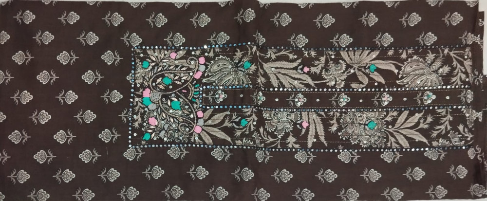 Cotton suit with Floral salwar